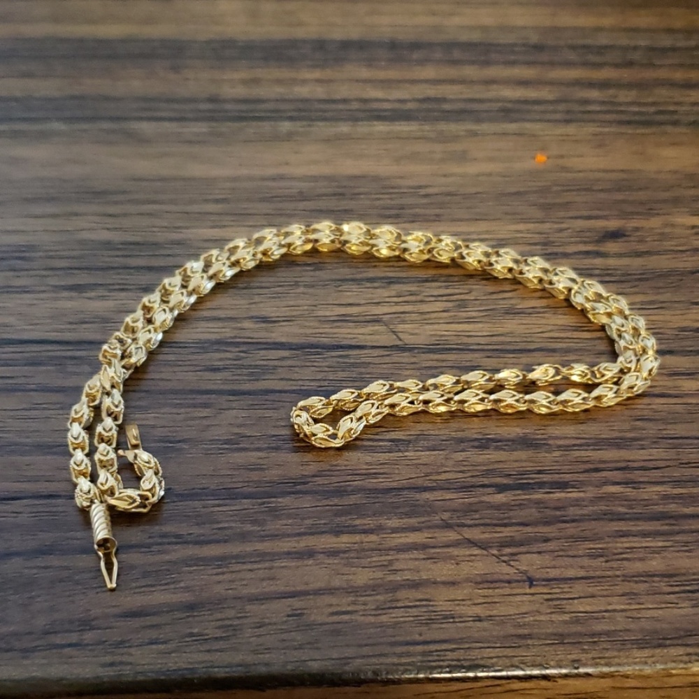 Mens gold Chain 20 inch 14k solid gold